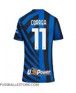 Günstige Inter Milan Joaquin Correa #11 Heimtrikot Damen 2024-25 Kurzarm